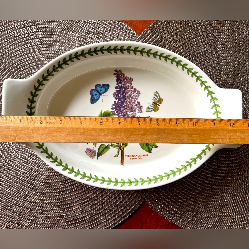 Portmeirion Botanic Garden oval gratin dish. 12.5” x 8”. NWT❣️ - Picture 2 of 7